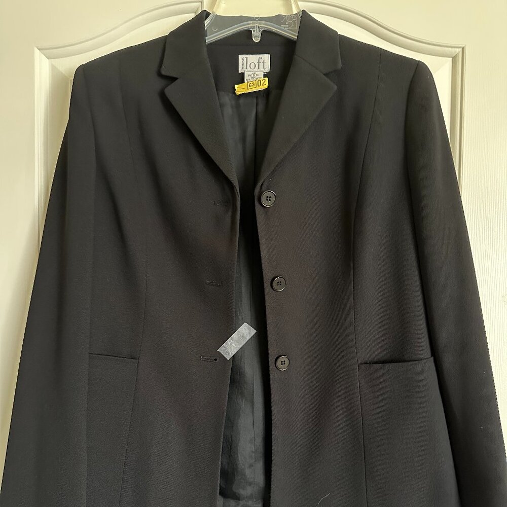 Loft Women 4P Black Blazer